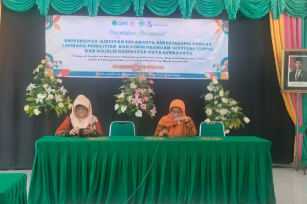 Universitas Aisyiyah Surakarta Bekerjasama dengan LPPA dan Majelis Kesehatan PDA Surakarta dalam Kegiatan Pengabdian kepada Masyarakat